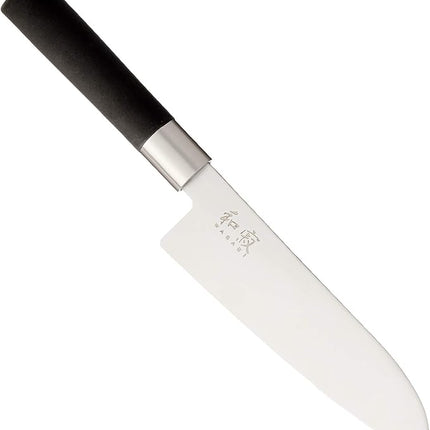 Kai Wasabi Black Santoku Knife, 6-1/2-Inch