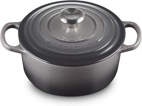 Le Creuset Enameled Cast Iron Signature Round Dutch Oven, 2 qt., Oyster