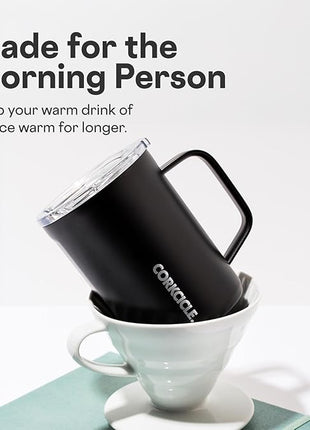 Corkcicle Classic Coffee Mug - Triple Insulated Stainless Steel for Travel - Shatter-Proof Lid - Keeps Drink Hot Over 3 Hours - Holiday Mug Gift - Great for Gifting Warmth - 16 oz - Stormtrooper