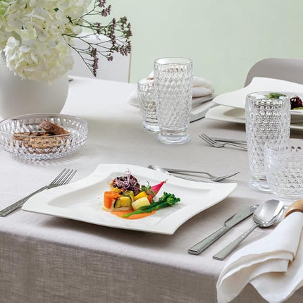 Villeroy & Boch New Wave Dinner Plate, 10.5 in, Premium Porcelain, White