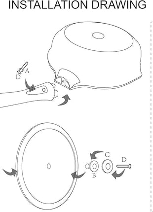 Vinchef Nonstick Deep Frying Pan Saute Pan with Lid, 10in/3Qt Skillet Pan, German 3C+ Ceramic Coating Technology, Aluminum Casting, Induction Compatible