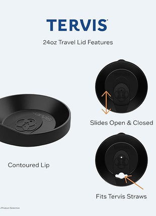 Tervis Made in USA Double Walled University of South Florida Bulls Insulated Tumbler Cup Keeps Drinks Cold & Hot, 16oz Mug - Black Lid, Primary Logo