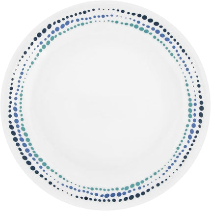Corelle Livingware Ocean Blues 8.5" Lunch Plate (Set of 4)