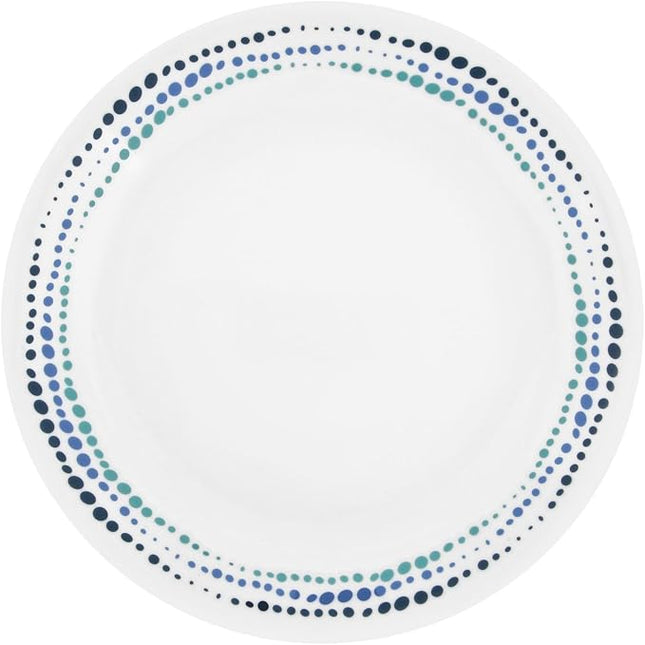 Corelle Livingware Ocean Blues 8.5" Lunch Plate (Set of 4)