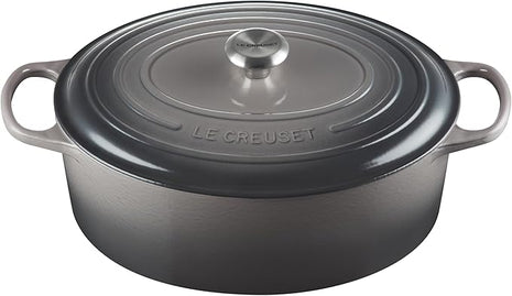 Le Creuset Enameled Cast Iron Signature Oval Dutch Oven, 9.5 qt., Oyster
