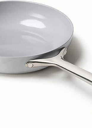 Caraway Nonstick Ceramic Frying Pan (2.7 qt, 10.5") - Non Toxic, PTFE & PFOA Free - Oven Safe & Compatible with All Stovetops (Gas, Electric & Induction) - Gray