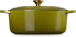Le Creuset Enameled Cast Iron Signature Oval Dutch Oven, 6.75qt., Olive
