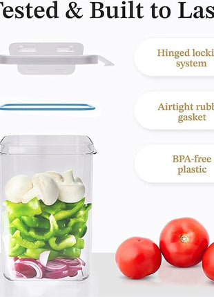 Chef's Path Airtight Food Storage Container Set with Lids - Superior Variety Pack of 36 for Kitchen & Pantry Organization, BPA Free Kitchen Storage Containers for Cereal, Flour &, Sugar