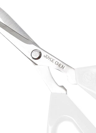 Joyce Chen Original Unlimited Kitchen Scissors All Purpose Kitchen Shears With Comfortable Handles, White, 2 Pack