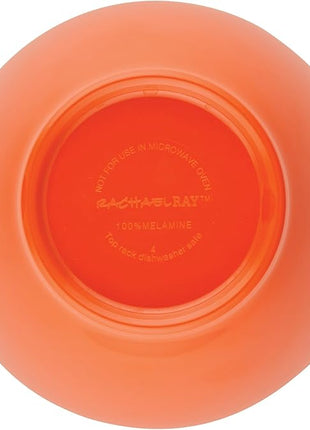 Rachael Ray Pantryware Mixing Bowl Measuring Cup and Utensil Set, 10 Piece, Orange