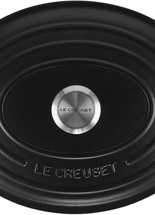 Le Creuset Enameled Cast Iron Signature Oval Dutch Oven, 6.75 qt., Licorice