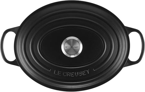 Le Creuset Enameled Cast Iron Signature Oval Dutch Oven, 6.75 qt., Licorice