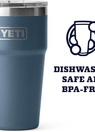 YETI Rambler Stackable Pint, Vacuum Insulated, Stainless Steel with MagSlider Lid