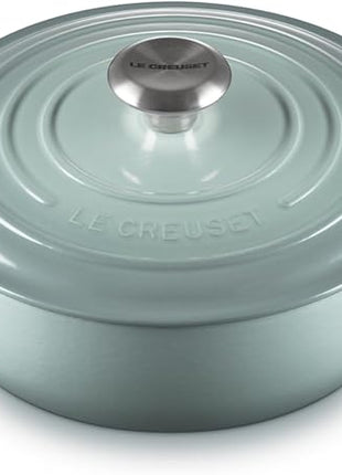 Le Creuset Enameled Cast Iron Signature Round Sauteuse, 3.5qt., Sea Salt