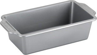 Farberware Nonstick Steel Bakeware Set with Cooling Rack, Baking Pan and Cookie Sheet Set with Nonstick Bread Pan and Cooling Grid, 10-Piece Set, Gray