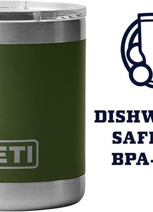 YETI Rambler 10 oz Lowball, Vacuum Insulated, Stainless Steel with MagSlider Lid