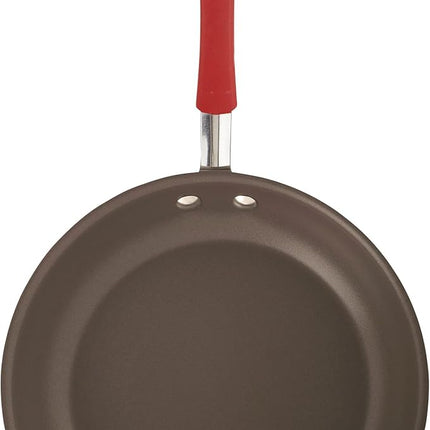 Rachael Ray 87633 Cucina Hard Anodized Nonstick Frying Pan Set / Fry Pan Set / Hard Anodized Skillet Set - 9.25 Inch and 11.5 Inch, Gray