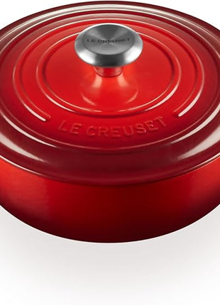 Le Creuset Enameled Cast Iron Signature Sauteuse Oven, 3.5 qt., Cerise