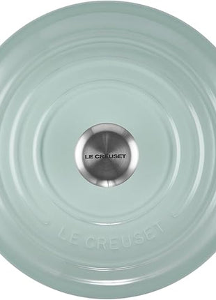 Le Creuset Enameled Cast Iron Signature Round Dutch Oven, 5.5 qt., Sea Salt