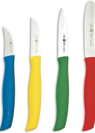 Zwilling J.A. Henckels Twin Grip Colored Paring Knives, Set of 4 38194