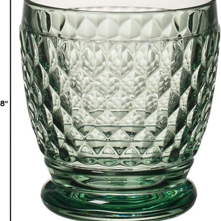 Villeroy & Boch Boston Old-Fashioned Glasses Set of 4, Green