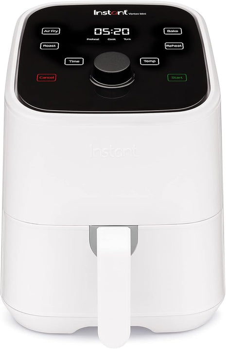 Instant Pot Vortex 2QT Mini Air Fryer,Small Air fryer that Crisps,Reheats, Bakes, Roasts for Quick Easy Meals,Includes over 100 In-App Recipes,is Dishwasher-Safe,from the Makers of Instant Pot, White