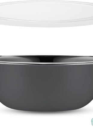 WHYSKO Stainless Steel Mixing Bowl Set, 10 Piece Stainless Steel Mixing Bowls with Lids Set for Food Prep Storage and Serving, Dishwasher Safe for Kitchen Baking Cooking, Grey