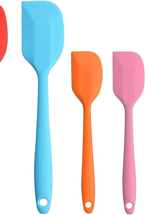 Silicone Spatula 11 inch and 8.3 inch Heat Resistant Rubber Spatulas Cooking Utensil Set Non-Stick Flexible Rubber Baking Spatulas for Cake/Cream/Pastry/Butter/Batter Mixing/Cooking