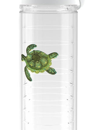 Tervis Venture Lite Tropical Animal Collection Made in USA Double Walled Insulated Tumbler Travel Cup Keeps Drinks Cold & Hot, 24oz Water Bottle, Turtle