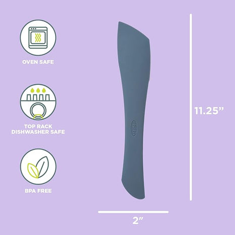 Chef'n 103-976-335 Switchit Double Sided Spatula, Small, Vintage Indigo