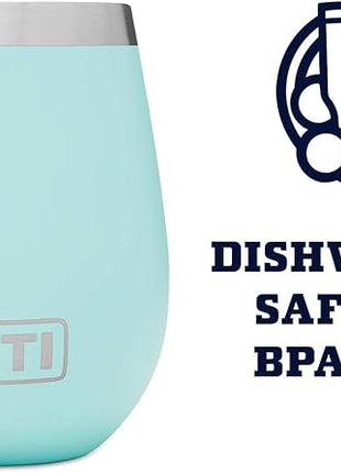 YETI Rambler 10 oz Wine Tumbler, Vacuum Insulated, Stainless Steel, NO LID