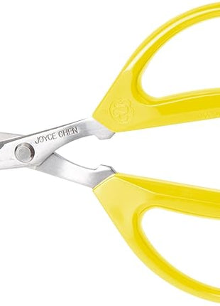 Joyce Chen Original Unlimited Kitchen Scissors All Purpose Kitchen Shears With Comfortable Handles, Yellow