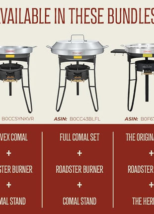 Concord Stainless Steel Comal Frying Bowl Cookware (22"), silver (S4008 S4812 S5612)