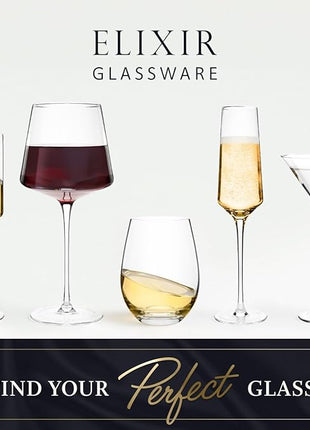 ELIXIR GLASSWARE Double Wall Espresso Shot Glass - 5.4 oz - Set of 2 Glass Coffee Mugs - Double Walled Glass Coffee Mugs, Insulated Clear Glass Espresso Mugs, Double Wall Insulated Glasses