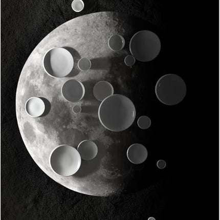 Villeroy & Boch - NewMoon mocha/espresso cup, modern espresso cup without handle made from premium porcelain, dishwasher safe, white, 90 ml