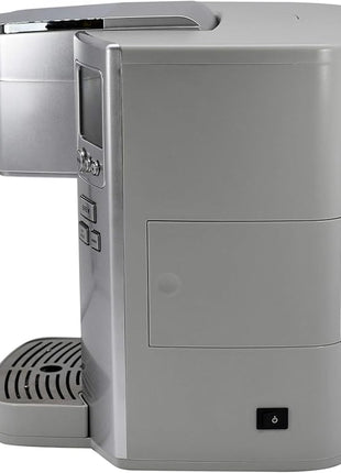 Cuisinart Coffee Maker, Single Serve 72-Ounce Reservoir Coffee Machine, Programmable Brewing & Hot Water Dispenser, Stainless Steel, Cool Grey