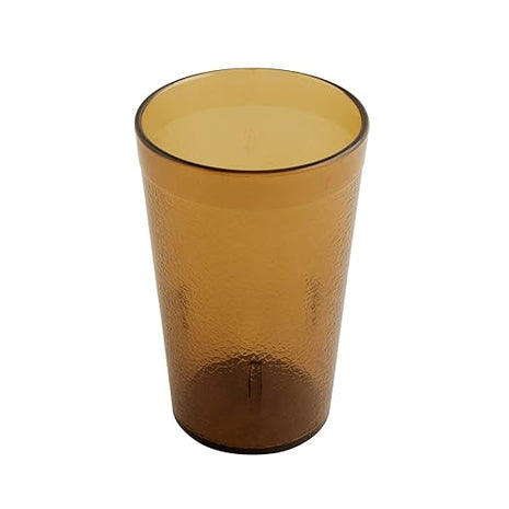 G.E.T. 6605-1-A Heavy-Duty Plastic Restaurant Tumblers, 5 Ounce, Amber (Set of 12)