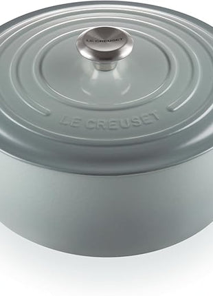 Le Creuset Enameled Cast Iron Signature Round Dutch Oven, 7.25 qt., Sea Salt