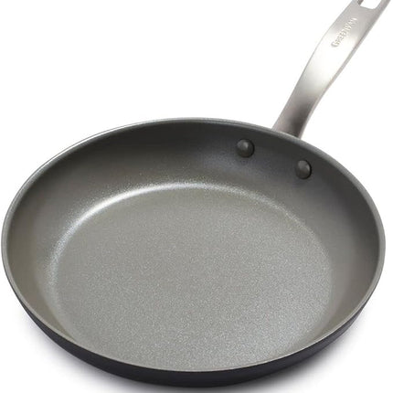 GreenPan Chatham Hard Anodized Healthy Ceramic Nonstick, 10" Frying Pan Skillet, PFAS-Free, Dishwasher Safe, Oven Safe, Gray