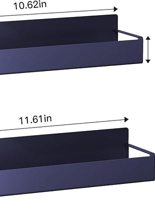 4 Pack Moveable Fridge Magnetic Spice Racks,Metal Purple