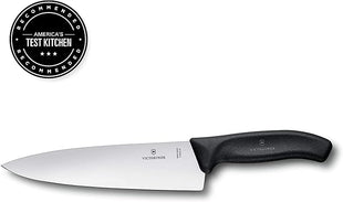 Victorinox Swiss Classic 8-Inch Chef's Knife with Straight-Edge Blade and Black Handle