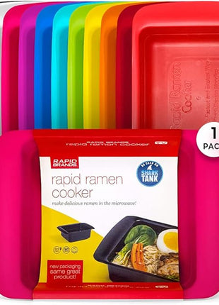 Rapid Ramen Cooker | Microwavable Cookware for Instant Ramen | BPA Free and Dishwasher Safe | Perfect for Dorm, Small Kitchen or Office | Pink, 1-Pack