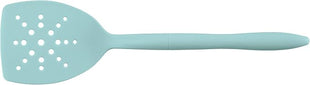 Rachael Ray Tools and Gadgets Spoon, Slotted and Solid Turners Set/ Cooking Utensils - 3 Piece, Light Blue