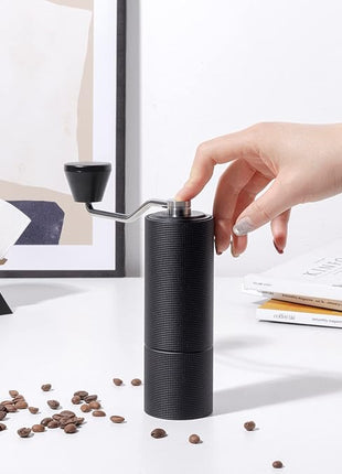 TIMEMORE Chestnut C3 Manual Coffee Grinder Capacity 25g with CNC Stainless Steel Conical Burr, Internal Adjustable Setting, Double Bearing Positioning, French Press Coffee for Hand Grinder