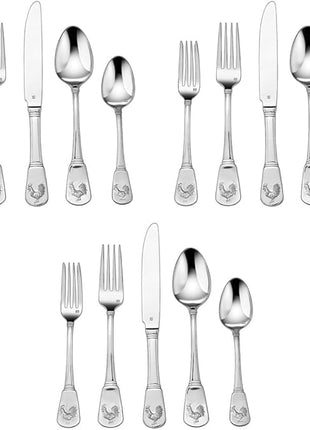 Cuisinart 3-Pack of 20-Piece Elite Flatware Set, French Rooster (CFE-01-FR20)