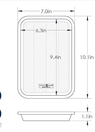 Nordic Ware Prism Baking Eighth Sheet, Natural