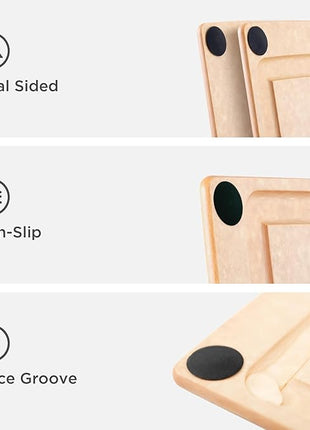 Epicurean All-in-One 19.5" × 14.5" Cutting Board in Natural