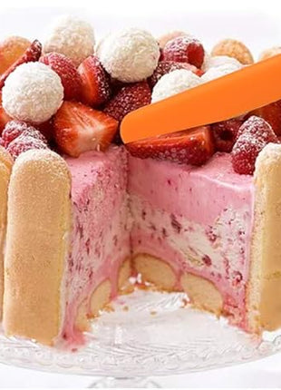 4pcs Silicone Spatula Set Heat Resistant Cake Cream Butter Spatulas Mixing Batter Scraper Non-Stick Flexible Baking Cooking Tool 4 Colors (multicolor)