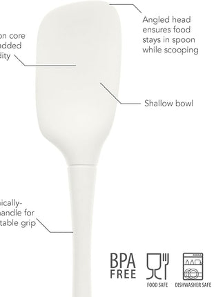 Tovolo, Spoonula Flex Core Silicone White