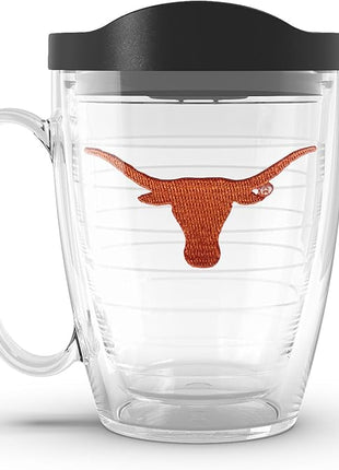 Tervis Made in USA Double Walled University of Texas Longhorns Insulated Tumbler Cup Keeps Drinks Cold & Hot, 16oz Mug, Primary Logo